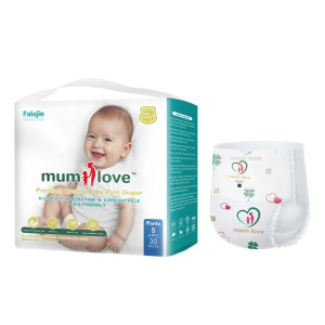 Mumlove Ultra Thin Baby Pant Disposable Diaper (Origin Japan) - S-30 pcs (4-8kgs)
